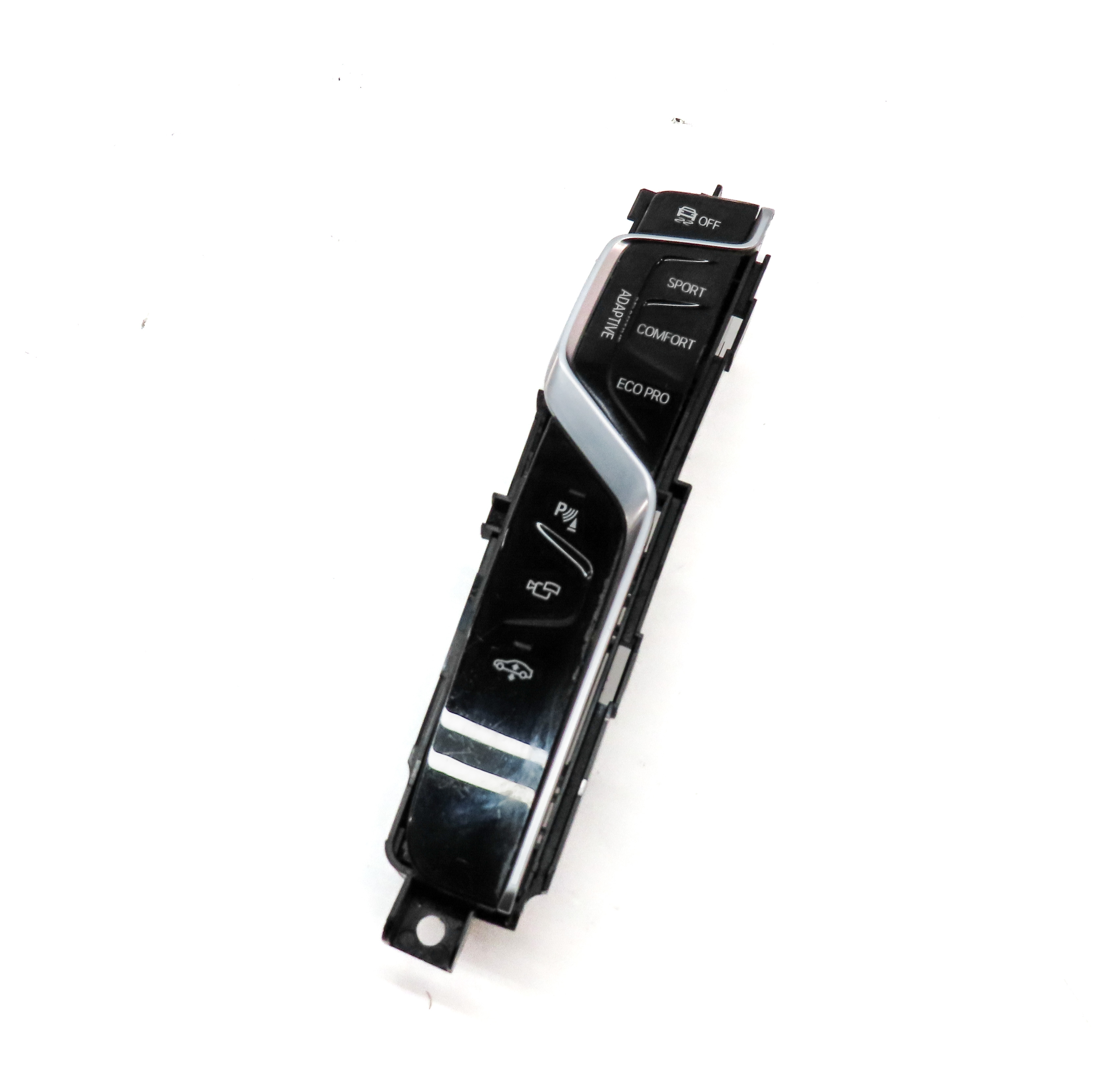 2016 BMW 750i (G11) CENTER CONSOLE TERRAIN TRACTION CONTROL ECO PDC SWITCH PANEL — exact item pictured